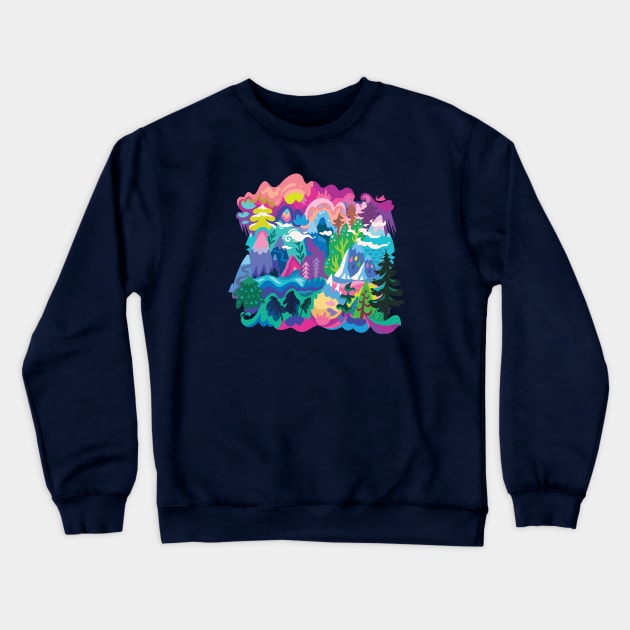 Nature landscape Crewneck Sweatshirt by PenguinHouse